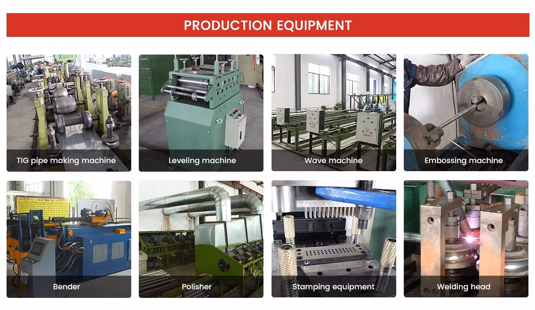 Manufacturers Hot Sale 201 304 316 319 402 Stainless Steel Pipe and Stainless Steel Corrugated Heat Exchange Pipe