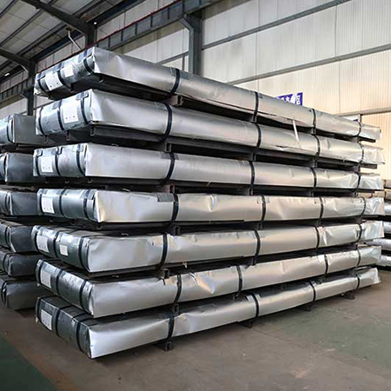 Corrugated steel plate
