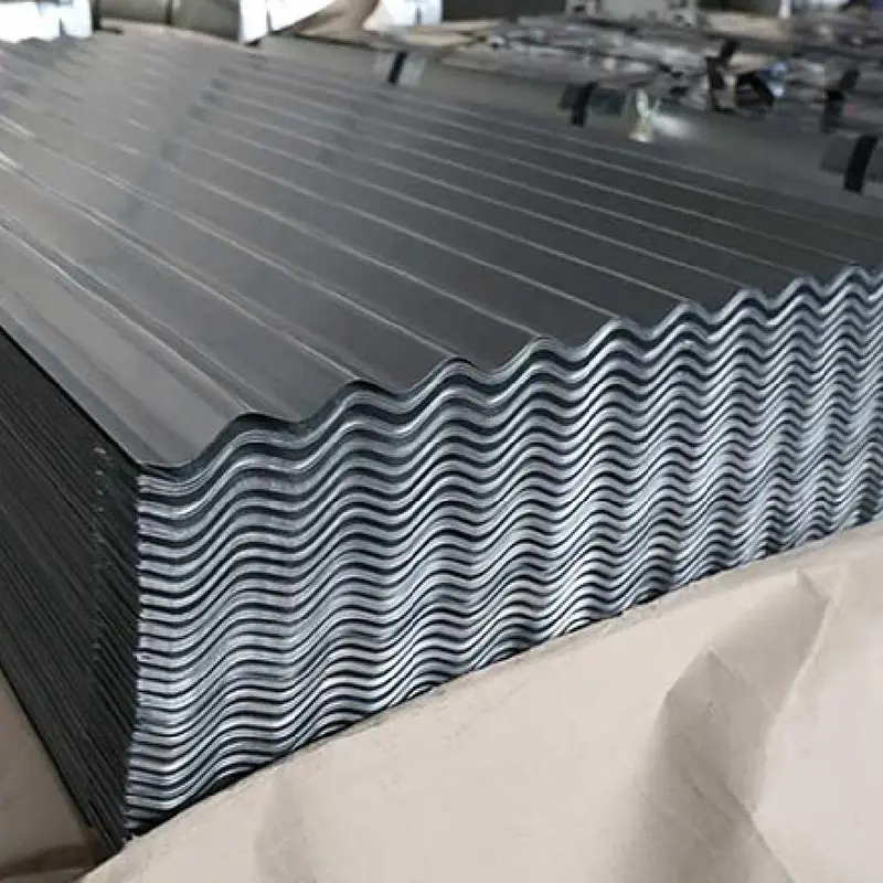 Corrugated steel plate