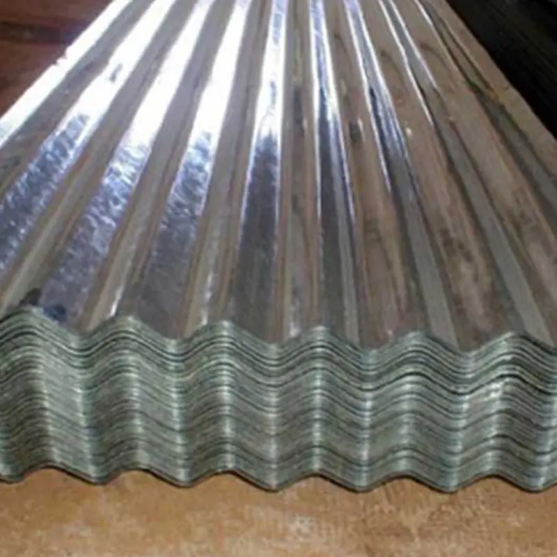 Corrugated steel plate